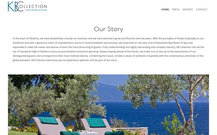 Screenshot of kassandrabayhotels.com
