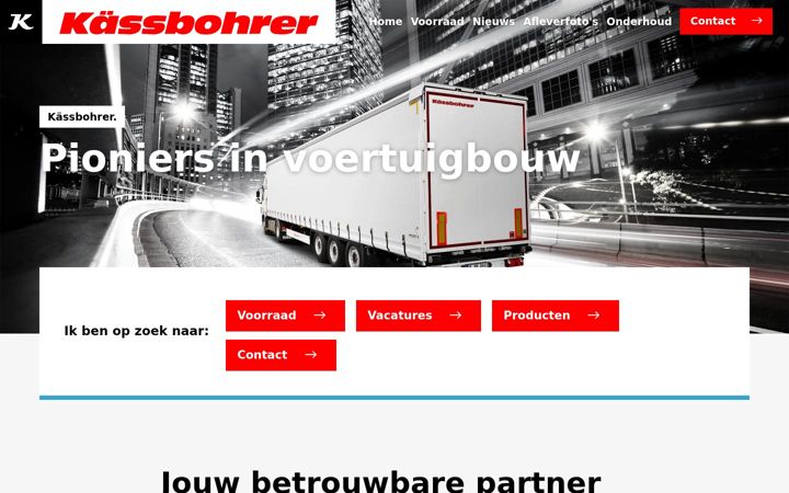 Screenshot of kassbohrernederland.com