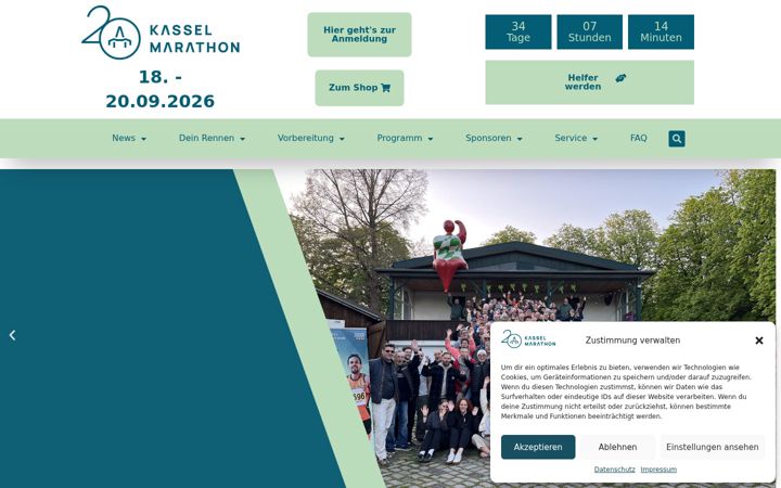 Screenshot of kassel-marathon.de