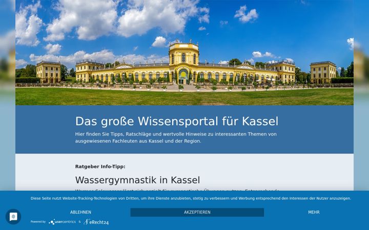 Screenshot of kassel-ratgeber.de