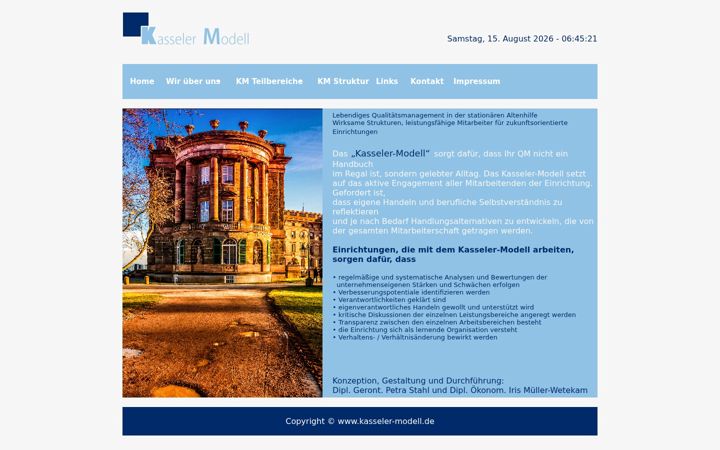 Screenshot of kasseler-modell.de