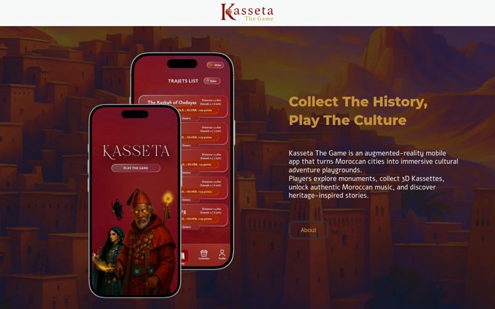Screenshot of kassetathegame.com