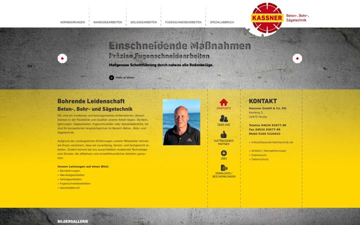 Screenshot of kassner-bohrtechnik.de