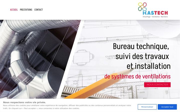 Screenshot of kastech.ch