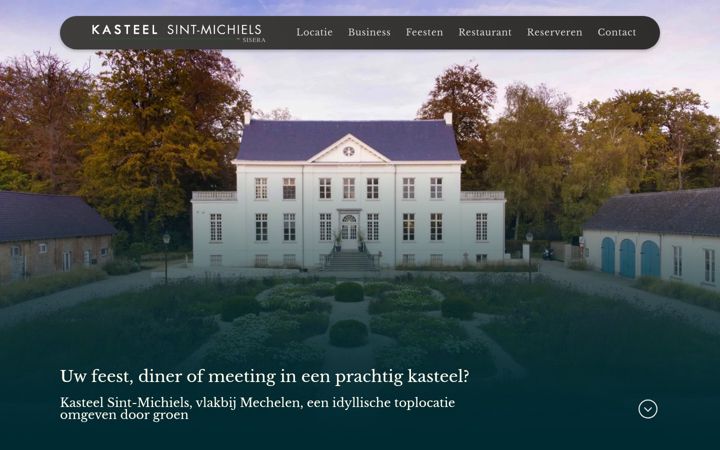 Screenshot of kasteelsintmichiels.be