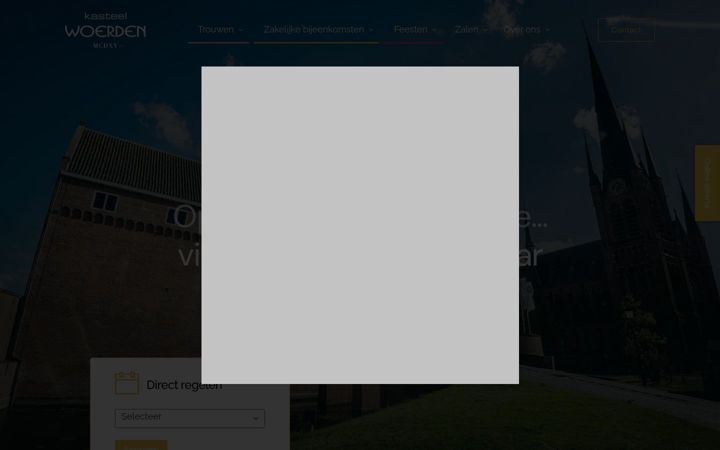 Screenshot of kasteelwoerden.nl