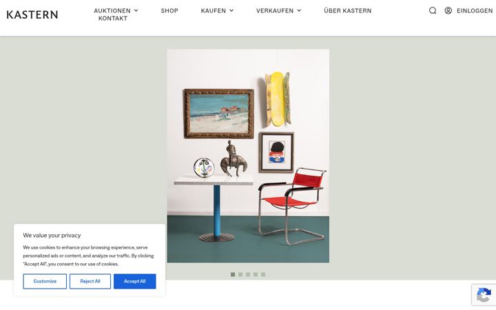 Screenshot of kastern.de