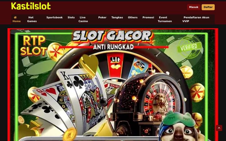 Screenshot of kastilslots.com