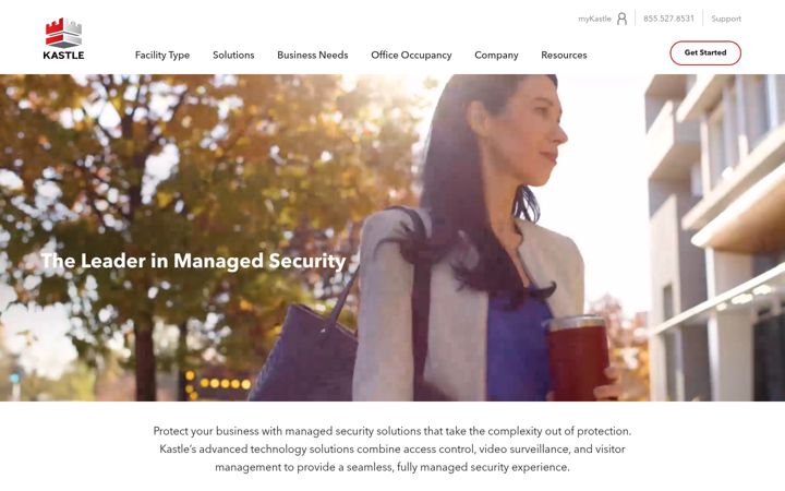 Screenshot of kastle.com