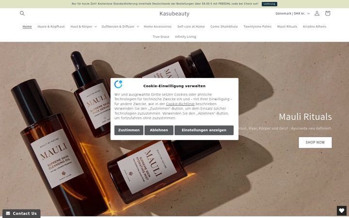 Screenshot of kasubeauty.com