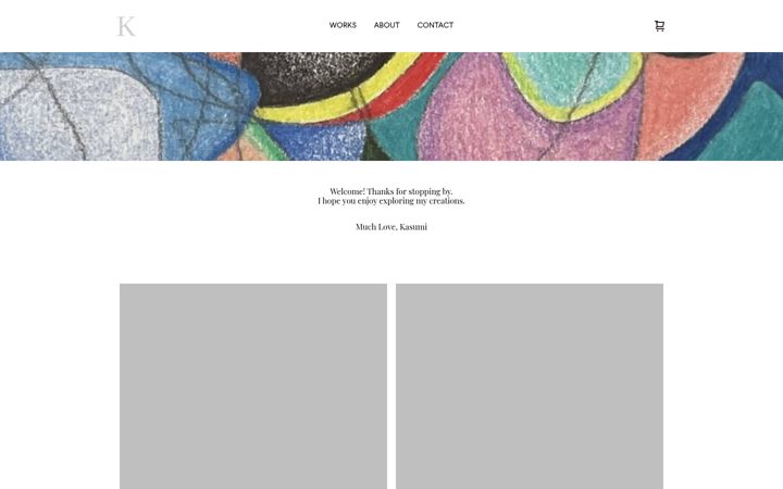Screenshot of kasumiramirez.com