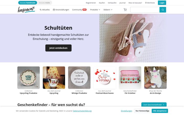 Screenshot of kasuwa.de