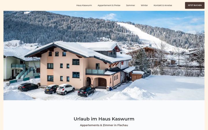 Screenshot of kaswurm-flachau.at