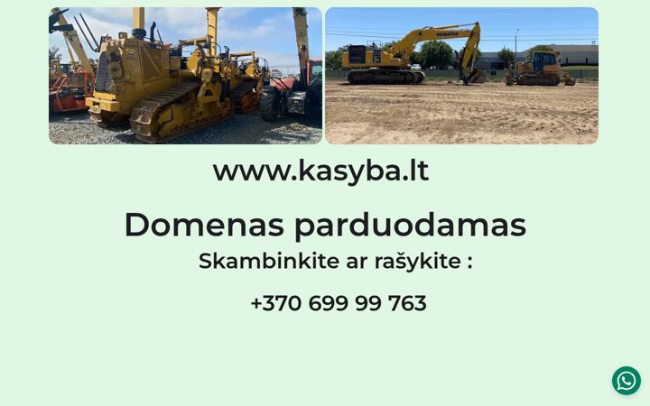 Screenshot of kasyba.lt