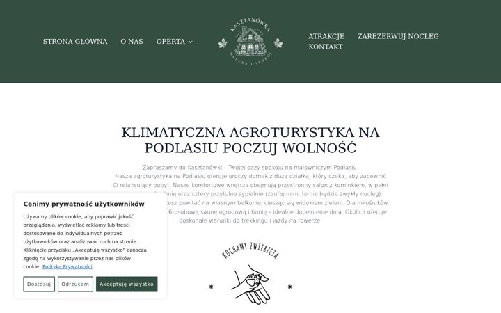 Screenshot of kasztanowka.pl