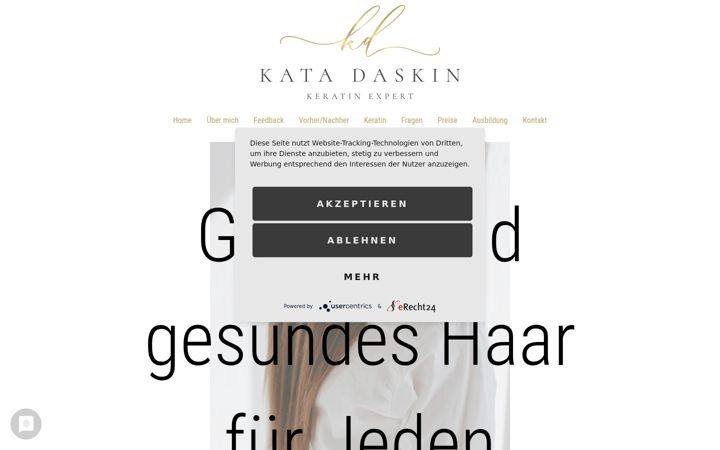 Screenshot of kata-daskin-keratin-expert.de