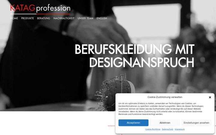 Screenshot of katagprofession.com