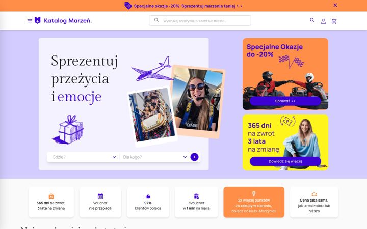 Screenshot of katalogmarzen.pl