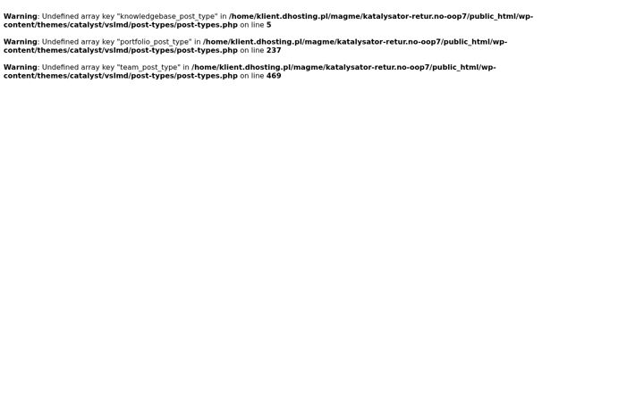 Screenshot of katalysator-retur.no