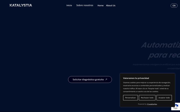 Screenshot of katalystia.com