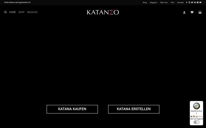 Screenshot of katanzo.com