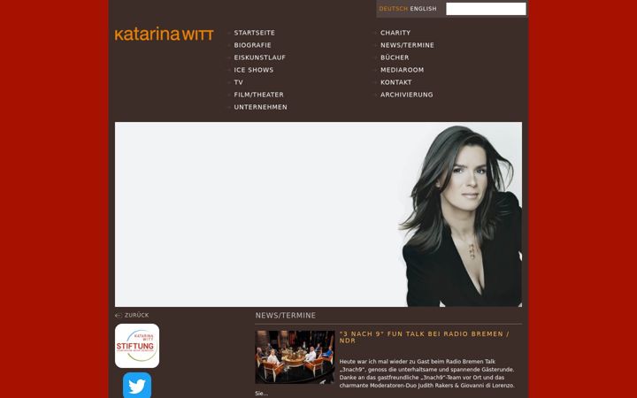 Screenshot of katarina-witt.de