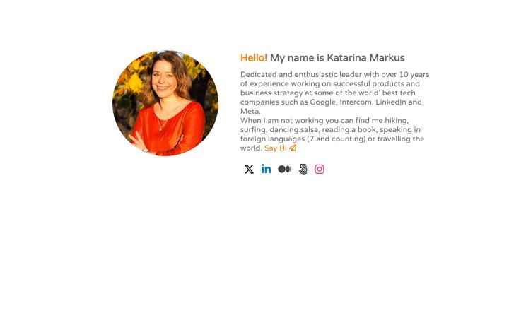 Screenshot of katarinamn.com