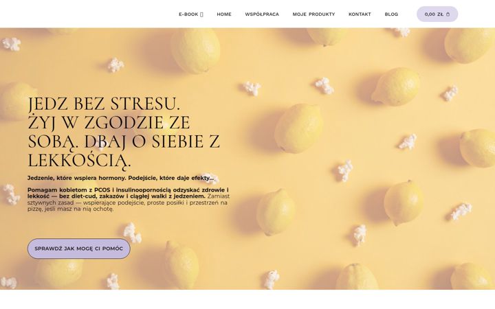 Screenshot of katarzynabieg.pl