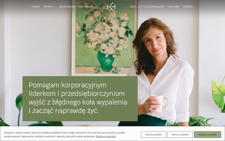 Screenshot of katarzynahaler.pl