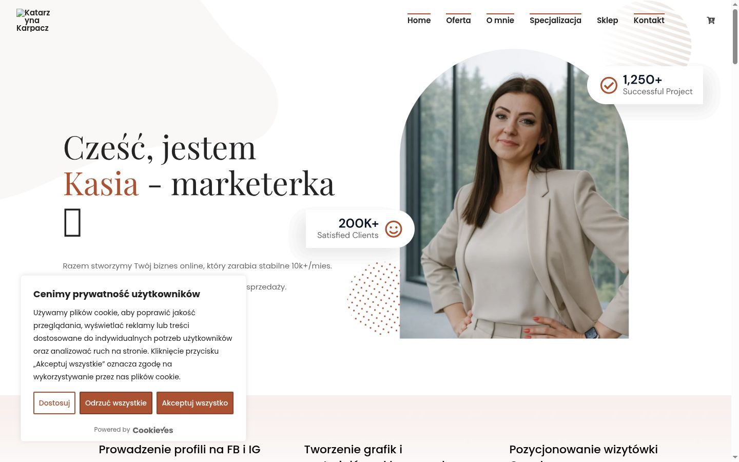 Kuvakaappaus suostumusbannerista, joka näytettiin ennen mitään vuorovaikutusta