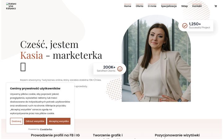 Screenshot of katarzynakarpacz.pl