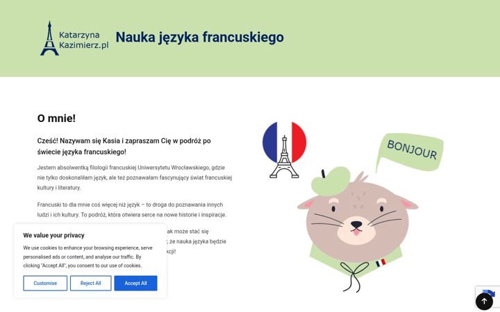 Screenshot of katarzynakazimierz.pl