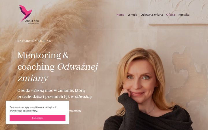 Screenshot of katarzynakorpak.com