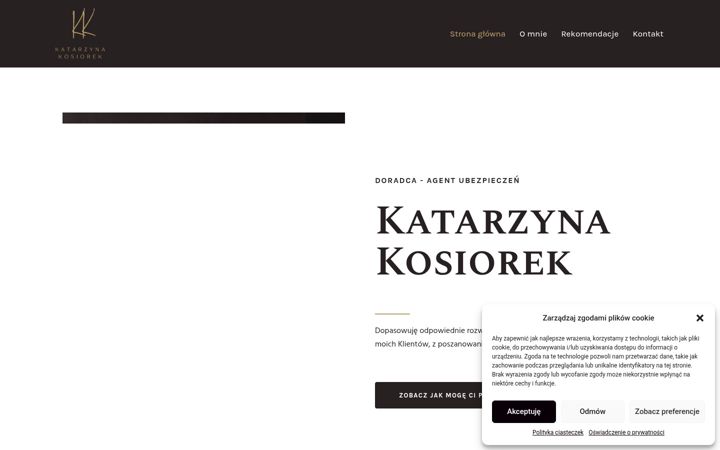 Screenshot of katarzynakosiorek.pl