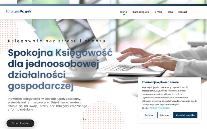 Screenshot of katarzynaprzypek.pl