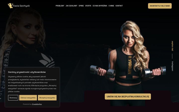 Screenshot of katarzynaszoltysik.pl