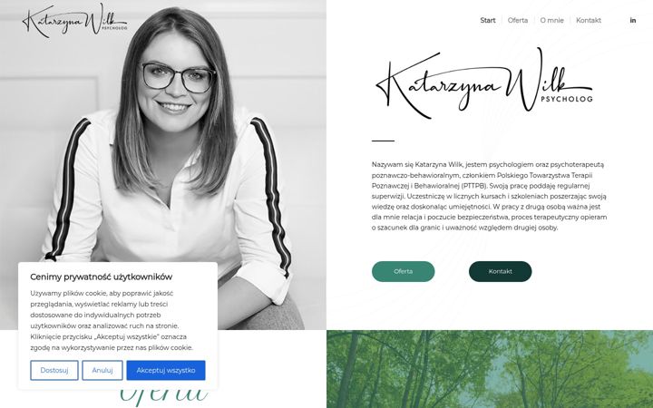 Screenshot of katarzynawilk.pl