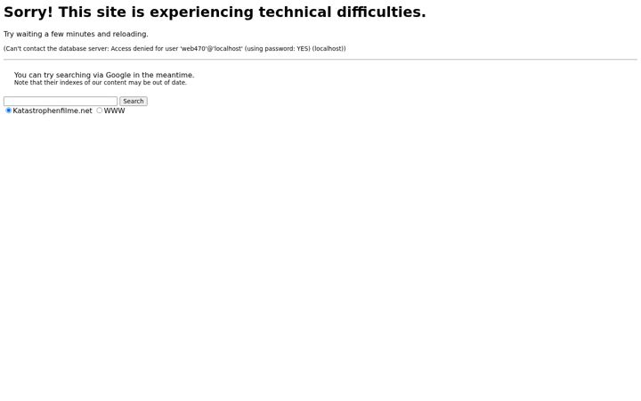 Screenshot of katastrophenfilme.net