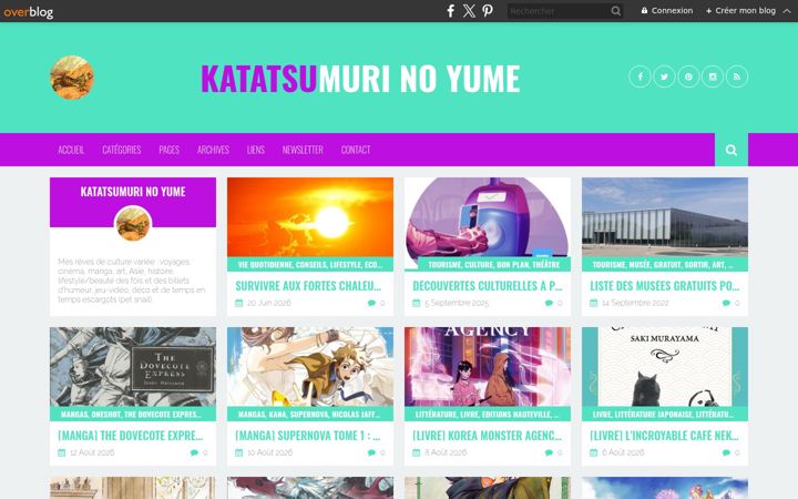 Screenshot of katatsumurinoyume.com