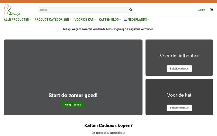 Screenshot of katdootje.nl