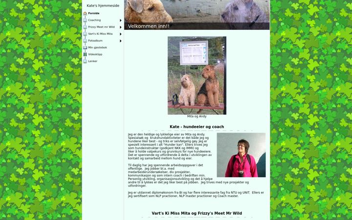 Screenshot of kate-coachingoghund.com