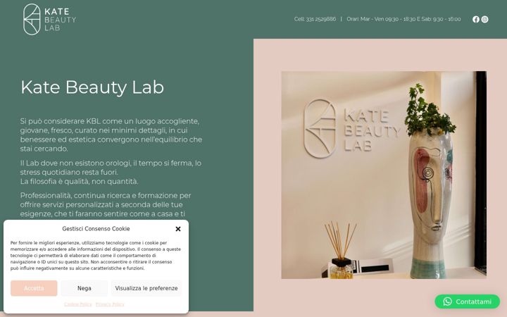 Screenshot of katebeautylab.it