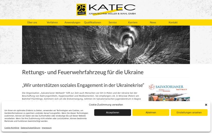Screenshot of katec-kanaltechnik.de