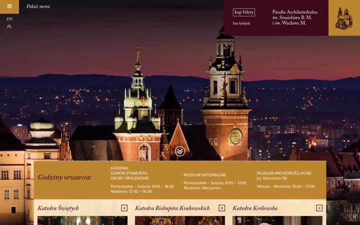 Screenshot of katedra-wawelska.pl