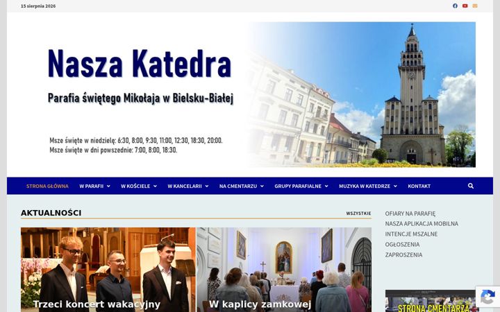 Screenshot of katedra.bielsko.pl