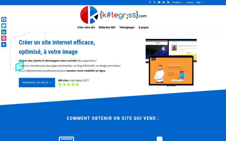 Screenshot of kategriss.com