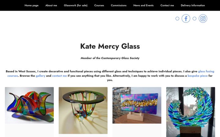 Screenshot of katemercy.com