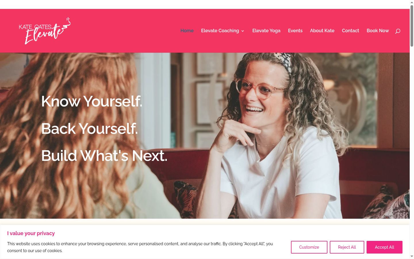Skærmbillede af samtykkebanneret, som det blev vist før nogen interaktion