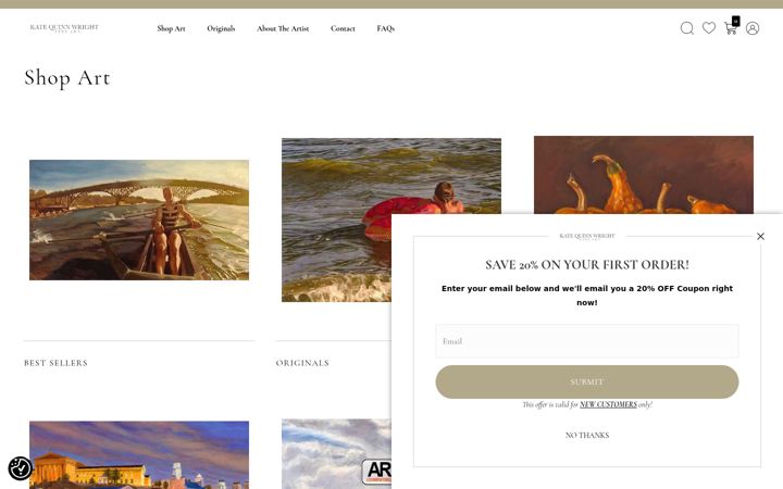 Screenshot of katequinnwright.com