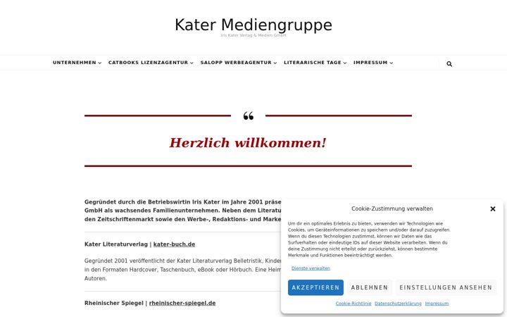 Screenshot of kater-medien.com